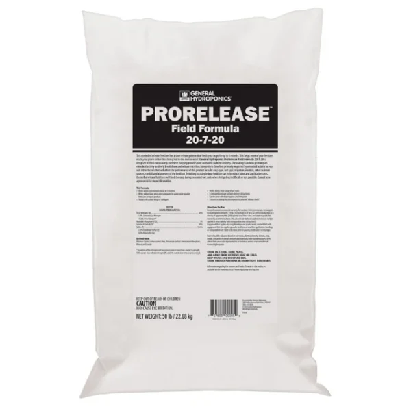 General Hydroponics ProRelease Field Formula 50 Ib